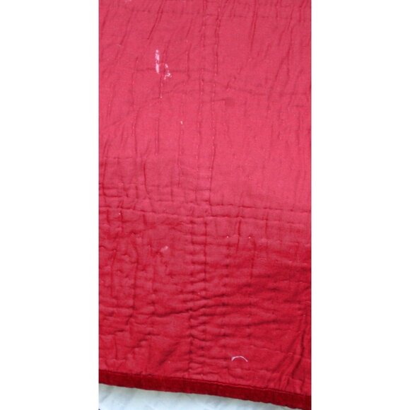 Colorblock Red Tones Velvet Throw Blanket Soft Comfy Winter Snuggle Velour Warm - Picture 8 of 8